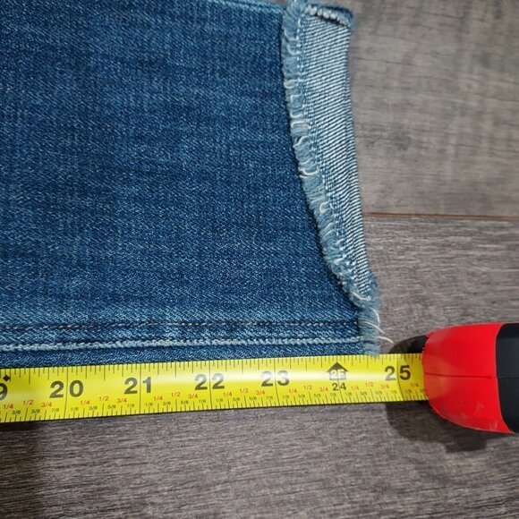 Jeans Habitual Capri Distressed Boyfriend Size 25 Beachcore Summertime 100Cotton - Picture 4 of 13